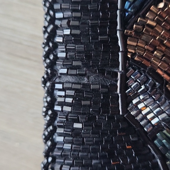 Vintage Henry Birks 90's Multicolour Beaded Evening Bag - Picture 12 of 12